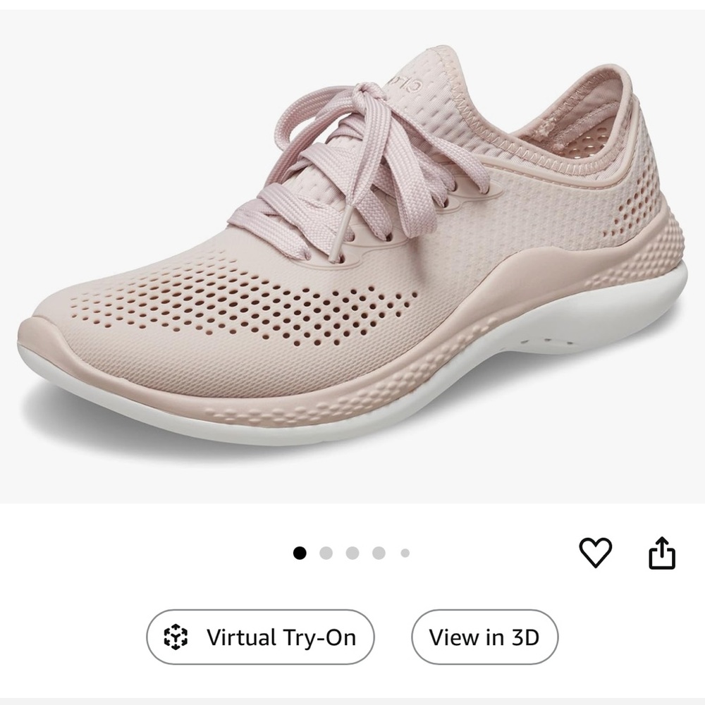Women's Pink Croc LiteRide Pacer Sneakers